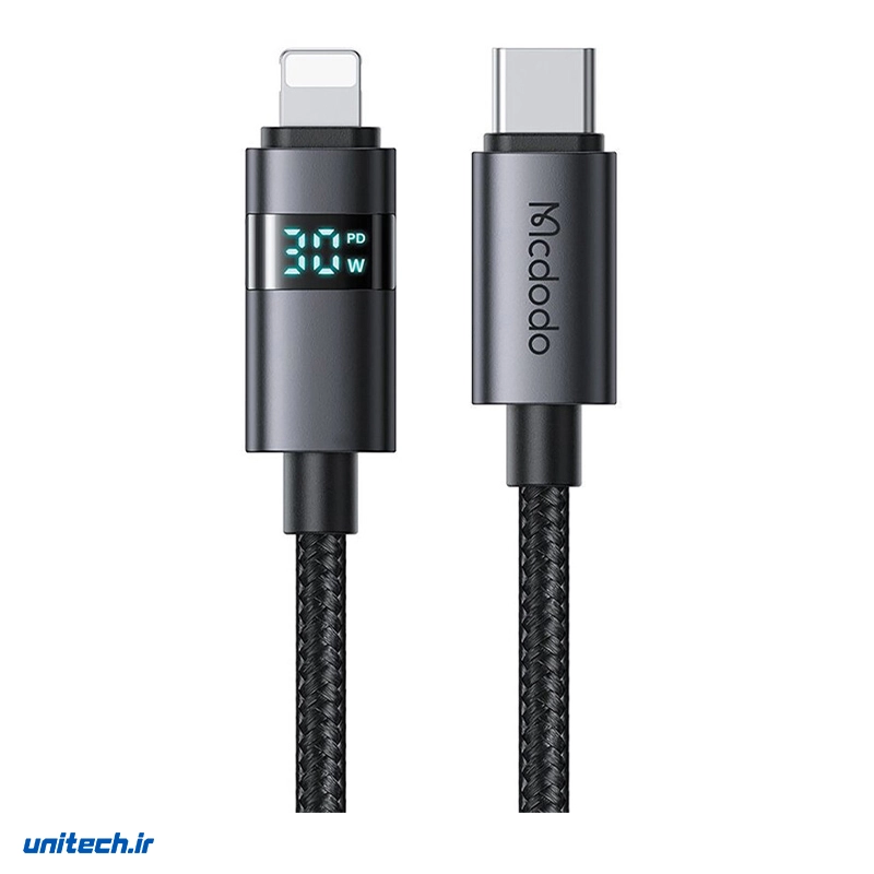 کابل تایپ سی به لایتنینگ فست شارژ 36 وات مک دودو CA 657 طول 1.2 متر et5k0J